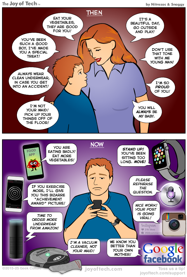 Moms then and now!