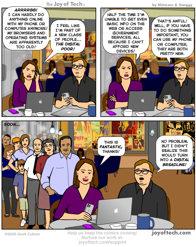 The digital poor.
